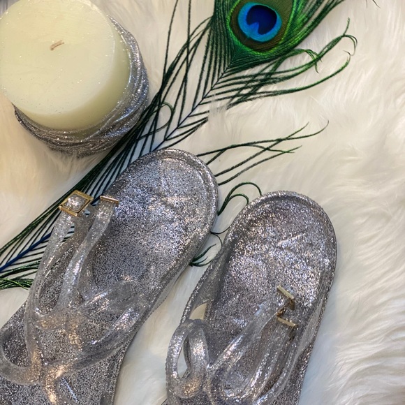 💜NIB💜Jimmy Choo Lance Jelly Glitter Sandal - Picture 15 of 16